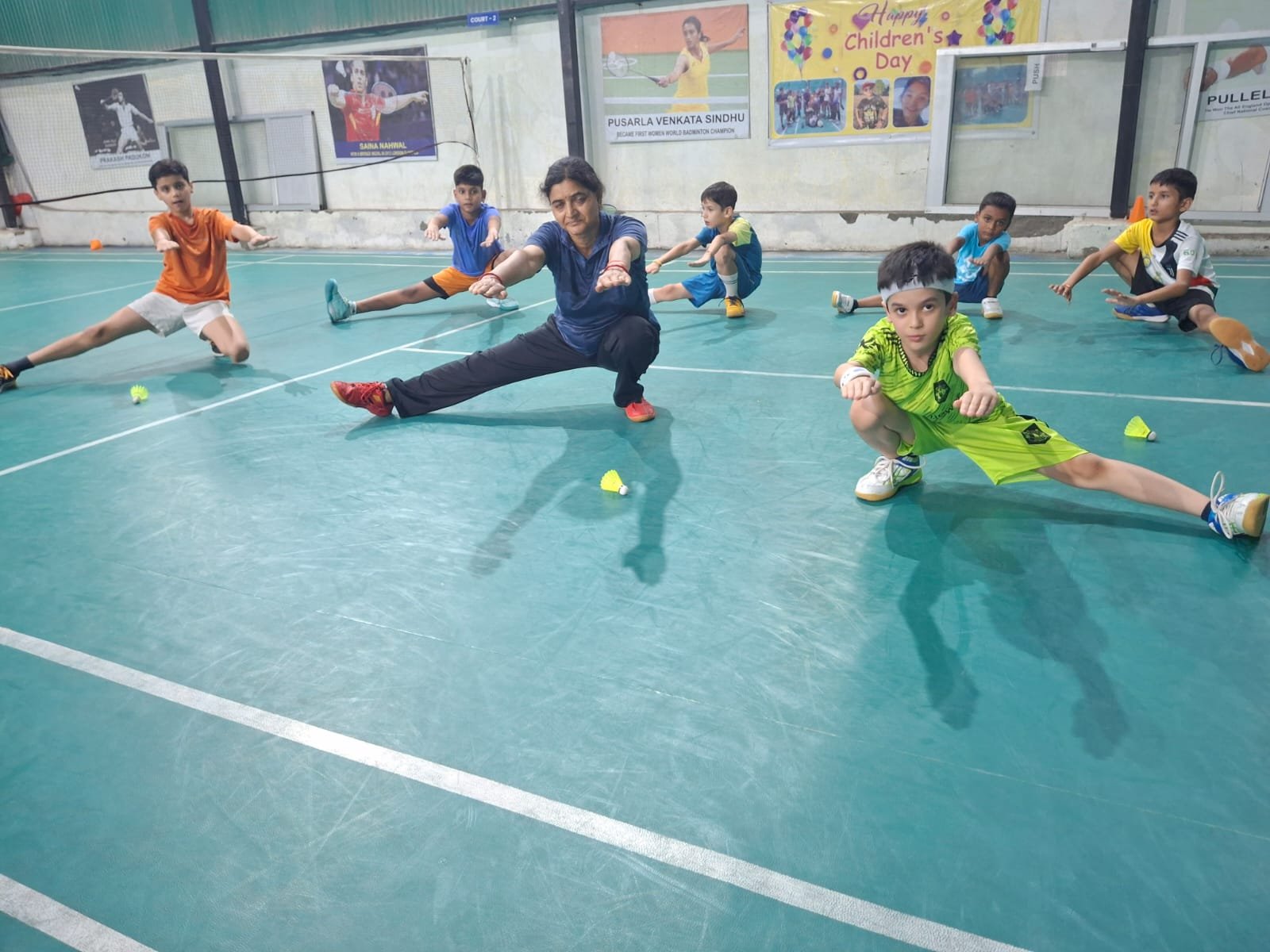 On court with the players, every evening